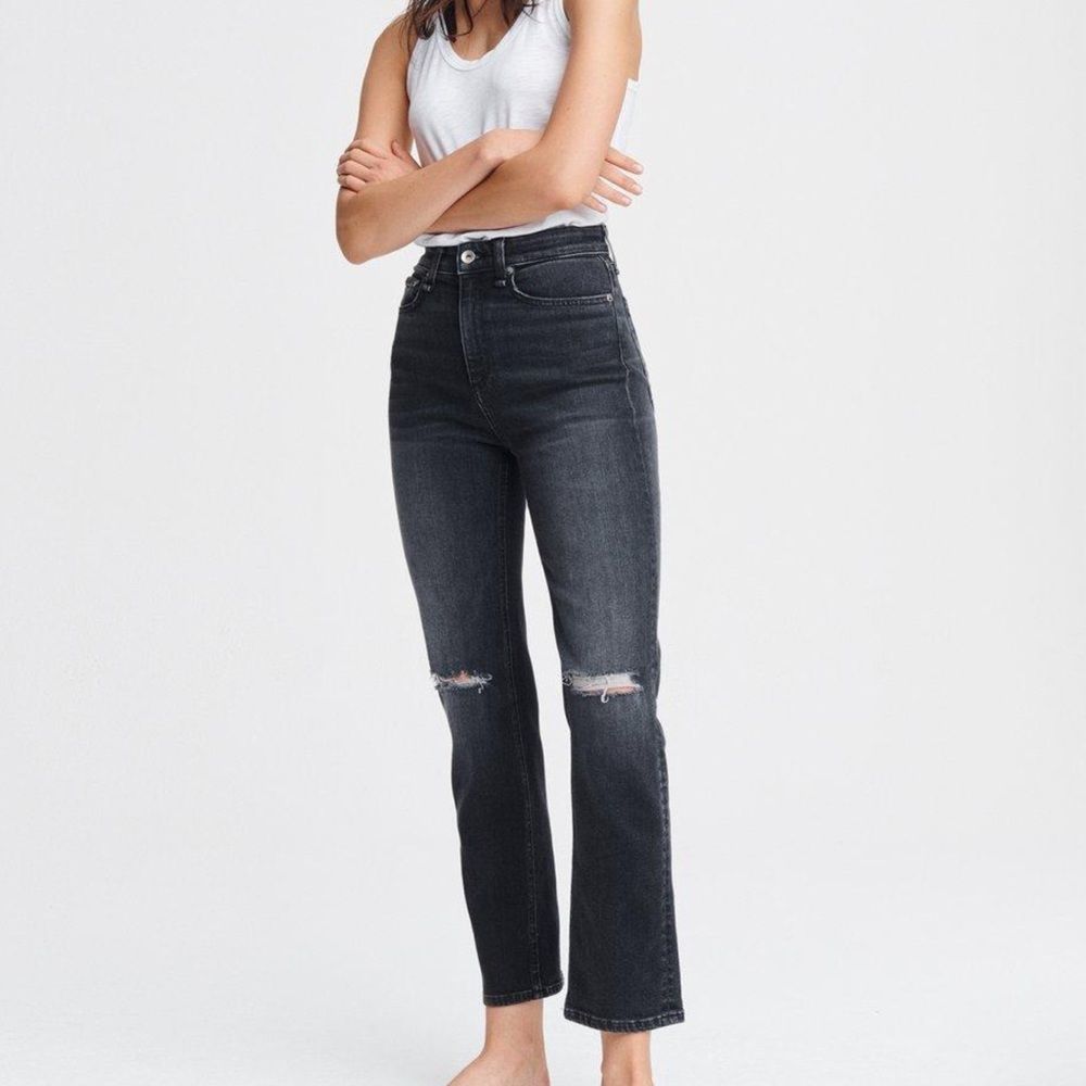 Rag & Bone Nina High-Rise Ankle Cigarette Size 27